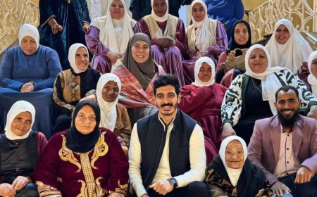 التيك توكر شاكر يزور دار "زهرة مصر" للمسنين وينشر الفرحة والأمل