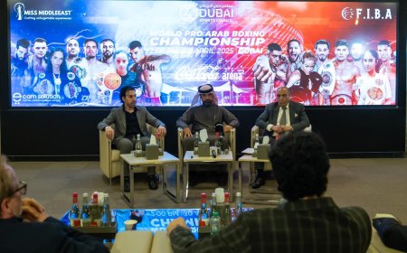 المؤتمر الصحفي الأول لمنافسات البطولة الدولية للملاكمة العربية " أبريل 2025