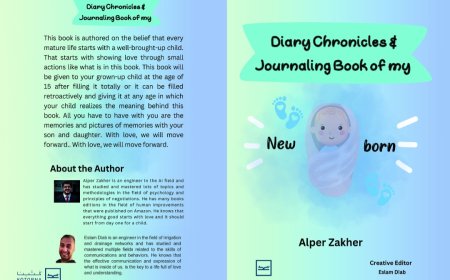 إطلاق كتابDiary" Chronicles & Journaling Book Of My New Born" لألبير نبيل على منصة كتبنا