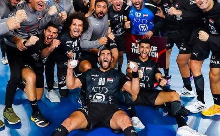 مصر تفوز على سلوفينيا وتصعد للعب مع الكبار