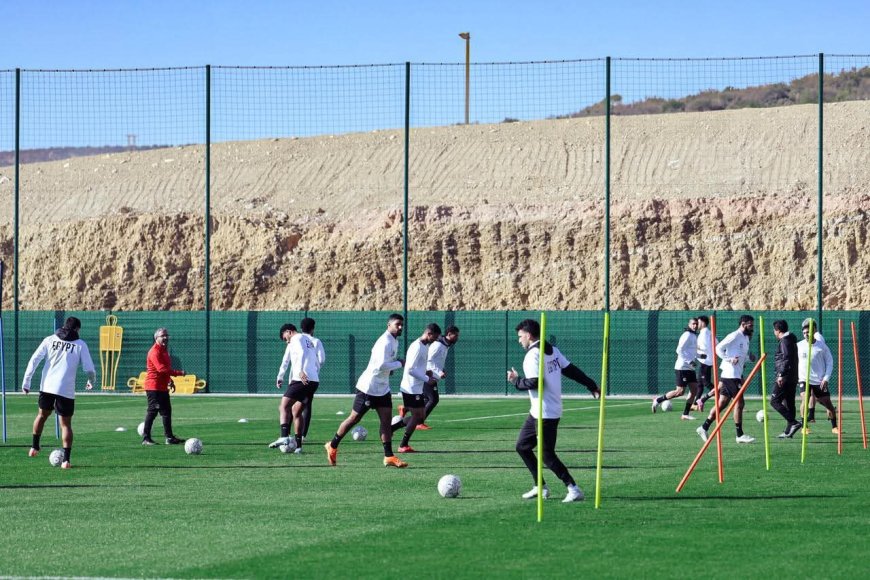 منتخب مصر يبدأ إستعداداته لمواجهة جنوب أفريقيا بالكان 