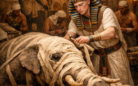 الفراعنة يمتطون الأفيال في طريقهم إلى السنغال