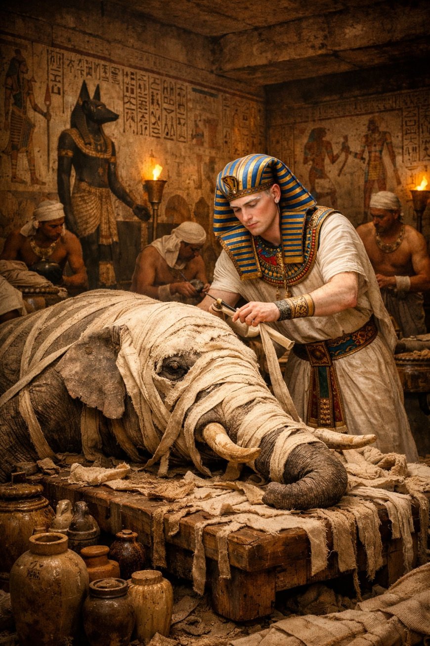 الفراعنة يمتطون الأفيال في طريقهم إلى السنغال