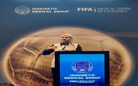 المصرية حياة طه تلقي محاضرة في مؤتمر Isokinetic العالمي للطب الرياضي بأثينا